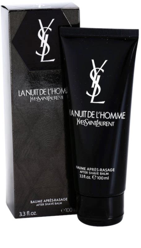 ysl la nuit de l'homme after shave balm|la nuit de l'homme for men.